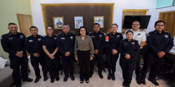 Evalúa Blanca Merari estrategia de seguridad en Puerto Morelos