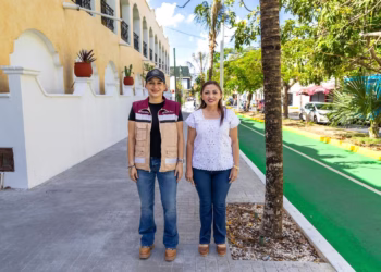 Estefanía Mercado entrega primera etapa de la modernización de la Avenida 10 en Playa del Carmen