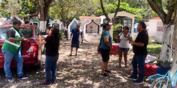 Actualiza gobierno de Puerto Morelos el registro de tumbas en el panteón municipal