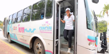 Ana Paty Peralta acerca cancunenses a playas en Semana Santa con “Ruta Mar”