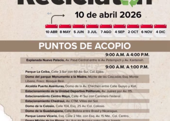 Refuerza gobierno de Playa del Carmen cultura ambiental con el “Reciclatón” 