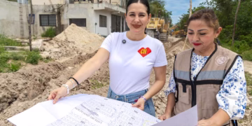 Obra de Estefanía Mercado garantizará el agua potable para toda la colonia Cristo Rey