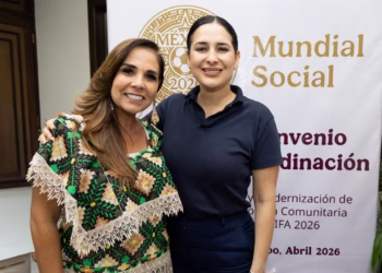 Con el respaldo de la presidenta Claudia Sheinbaum, Mara Lezama y Estefanía Mercado impulsan a Playa del Carmen como parte del Proyecto Mundial Social