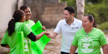 Renán Sánchez destaca que el Partido Verde alcanza 85 mil afiliados en Quintana Roo