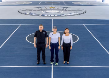 Estefanía Mercado dignifica a la policía de Playa del Carmen: “Hoy ya tienen el domo más grande que hemos construido en la ciudad”