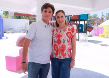 Atenea supervisa avance del parque y domo de la colonia Electricistas, el número 15 de su gobierno