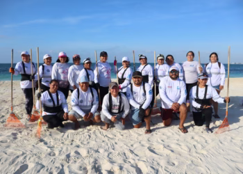 Gobierno de Isla Mujeres mantiene playas limpias y certificadas para fortalecer el turismo