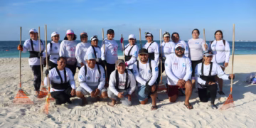 Gobierno de Isla Mujeres mantiene playas limpias y certificadas para fortalecer el turismo