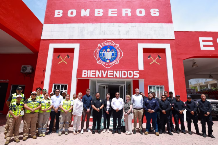 Gobierno de Estefanía Mercado recibe a delegación consular de Alemania