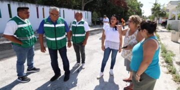 Atiende Blanca Merari de manera inmediata solicitud ciudadana en Villas Morelos I