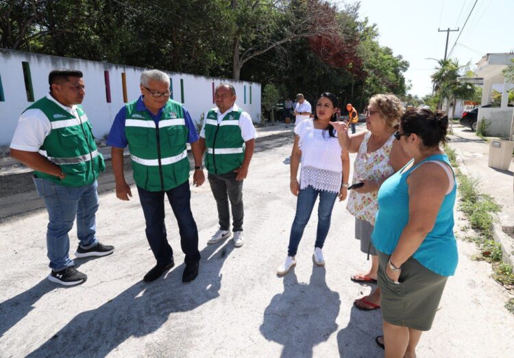 Atiende Blanca Merari de manera inmediata solicitud ciudadana en Villas Morelos I