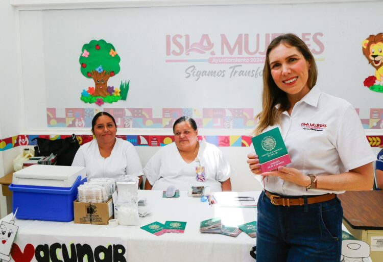 Gobierno de Isla Mujeres se suma a la Semana Nacional de Vacunación 2026