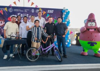 Estefanía Mercado encabeza emotiva celebración del Día del Niño en la Secretaría de Seguridad Ciudadana