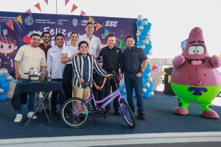 Estefanía Mercado encabeza emotiva celebración del Día del Niño en la Secretaría de Seguridad Ciudadana