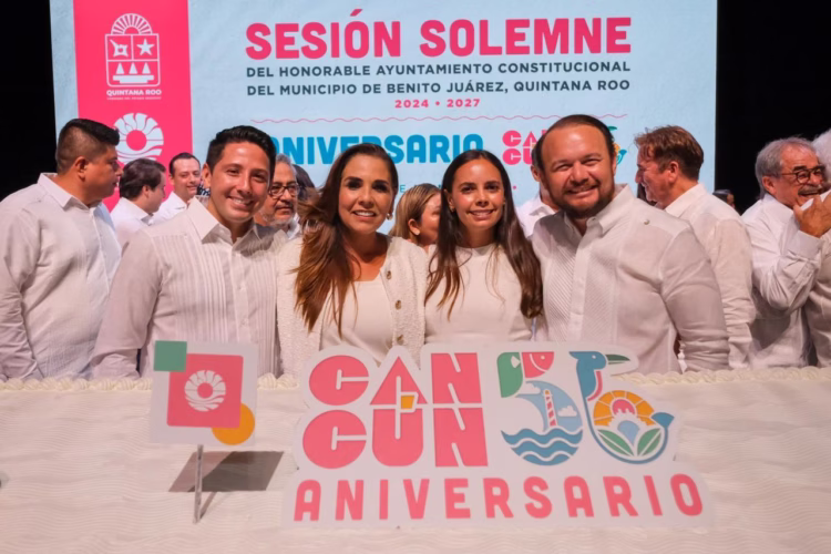 Cancún cumple 56 años con un llamado firme de Mara Lezama: construir una sociedad fuerte y solidaria