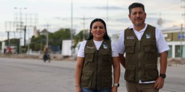 Blanca Merari anuncia rehabilitación de alumbrado público en la carretera federal 307