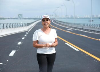 Anuncia Mara Lezama que apertura del Puente Vial Nichupté se hará con pruebas y medidas de seguridad vial