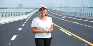Anuncia Mara Lezama que apertura del Puente Vial Nichupté se hará con pruebas y medidas de seguridad vial