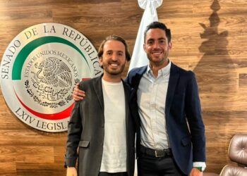 Fernando Muñoz fortalece vínculos del PVE tras reunión con Pepe Couttolenc