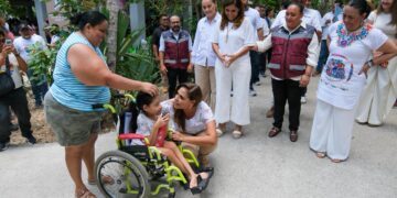 Encabezan Mara Lezama y Rocío García la Primera Feria de la Paz para la atención de las causas en Villas Otoch Paraíso en Cancún