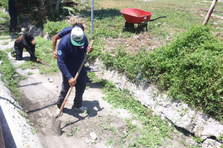 Gobierno de Isla Mujeres refuerza trabajos preventivos ante temporada de lluvias