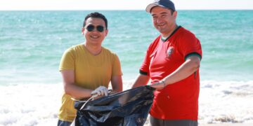 ZOFEMAT Isla Mujeres realiza exitosa Mega Brigada de Limpieza en Isla Blanca