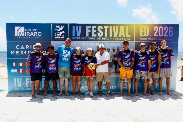 Arranca el Festival Internacional de Beach Volleyball en Puerto Morelos
