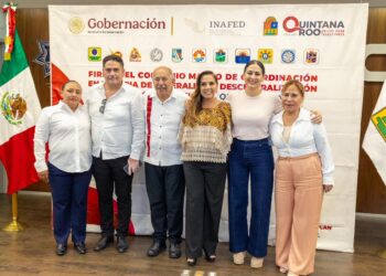 Estefanía Mercado atestigua firma de convenio entre INAFED para fortalecer a los municipios