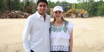 Construyen en Isla Mujeres dos canchas de fútbol cinco en El Ramal como parte de la estrategia Mundial Social