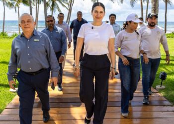 Estefanía Mercado refuerza protección de tortugas marinas en inicio de temporada de anidación