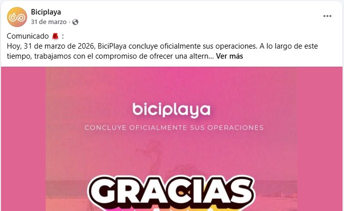 Confirman retiro de sistema de bicicletas en Playa del Carmen