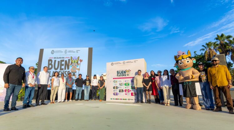 Gobierno de Estefanía Mercado impulsa una nueva cultura ciudadana con la firma del “Decálogo del Buen Playense”