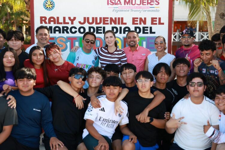 Atenea celebra a juventudes isleñas en el marco del Día del Estudiante con un rally deportivo