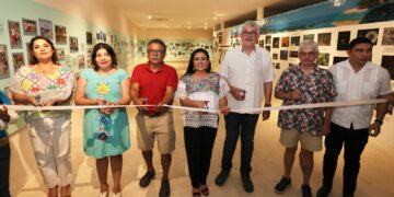 Blanca Merari inaugura exposición de los 50 años de la UASA-UNAM en Puerto Morelos