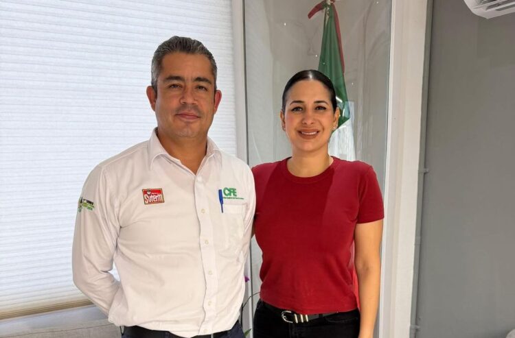 Estefanía Mercado gestiona ante CFE mejoras en infraestructura eléctrica en Playa del Carmen