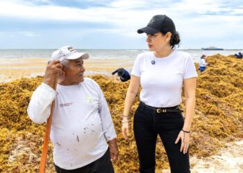 Estefanía Mercado convoca a la sociedad de Playa del Carmen a sumarse al “Reto Sargazo 2026”