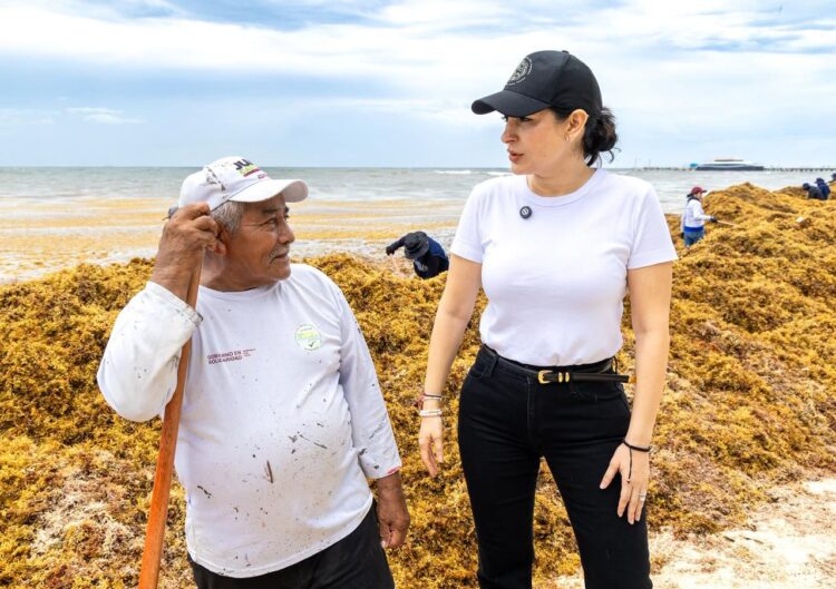 Estefanía Mercado convoca a la sociedad de Playa del Carmen a sumarse al “Reto Sargazo 2026”