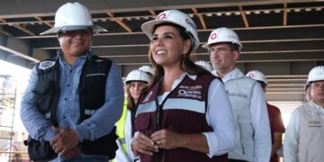 Constata Mara Lezama avance del 42% en la construcción del nuevo Hospital General del ISSSTE en Chetumal