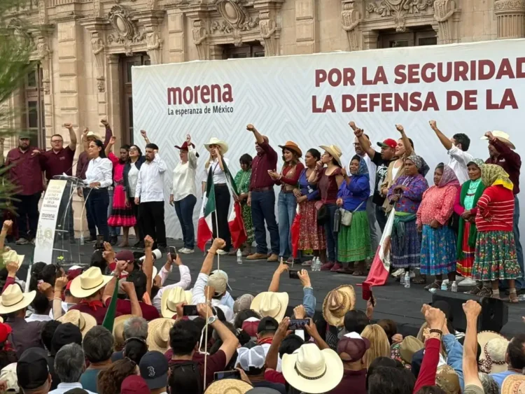 Dirigencia nacional de Morena exige juicio político contra Maru Campos por caso CIA