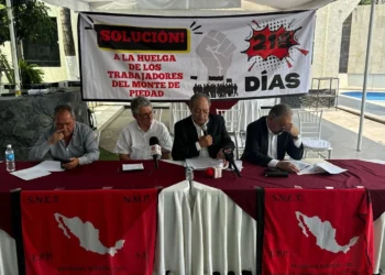 Rechaza patronato comparecencia del Nacional Monte de Piedad ante tribunal laboral; huelga cumple 7 meses