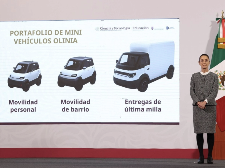 El 7 de junio se presentará prototipo de Olinia, vehículo eléctrico mexicano: Sheinbaum