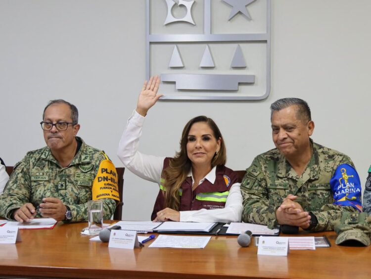 Instala Mara Lezama Comité Operativo para la Temporada de Lluvias y Ciclones 2026 en Quintana Roo
