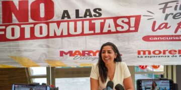 Marybel Villegas señala que las fotomultas en Cancún son contrarias a los principios de Morena 