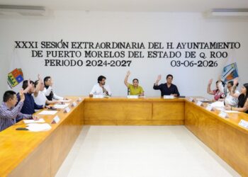 Aprueba Cabildo de Puerto Morelos modificaciones a la Constitución de Quintana Roo en material electoral 