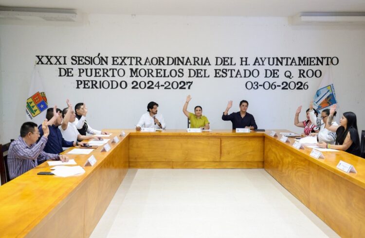 Aprueba Cabildo de Puerto Morelos modificaciones a la Constitución de Quintana Roo en material electoral 