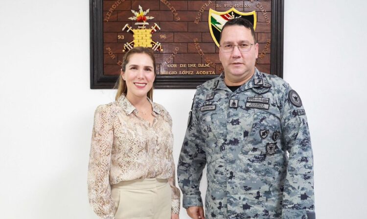 Atenea refrenda trabajo conjunto con la Guardia Nacional para fortalecer la seguridad en Isla Mujeres