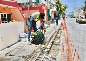 Gobierno Municipal inicia rehabilitación de la infraestructura pluvial en Isla Mujeres