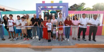 Atenea entrega domo deportivo y el nuevo Parque Infantil “Pelícanos” en la colonia Electricistas