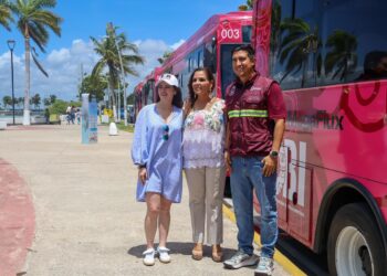 Chetumal recibe los primeros autobuses eléctricos Taruk; es la primera ciudad del país con estas unidades: Mara Lezama