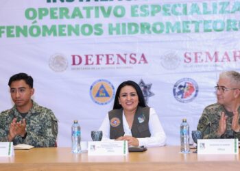 Instala Blanca Merari Comité Especializado en Fenómenos Hidrometeorológicos en Puerto Morelos